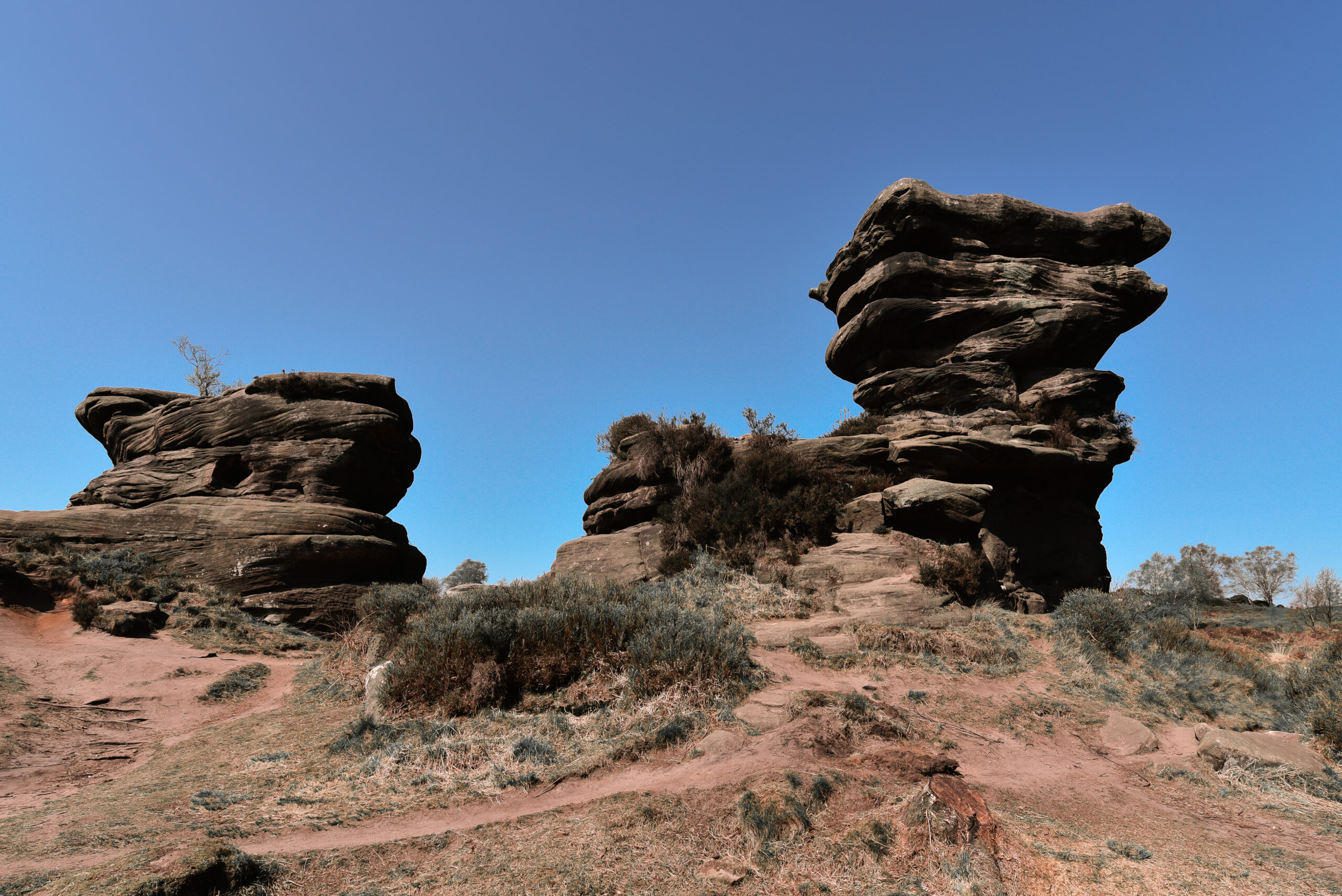 Brimham Rocks, in North Yorkshire, in April 2019