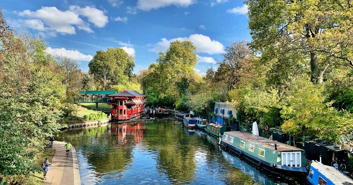 A view of Regents Park in London