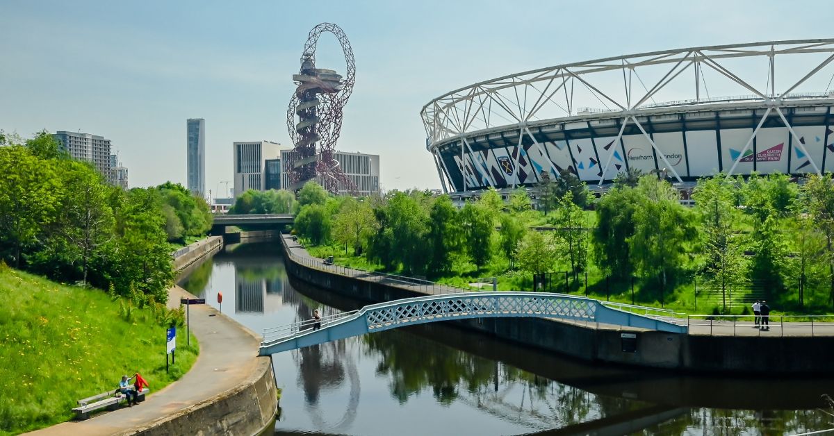 The Orbit and London Stadium at Queen Elizabeth Olympic Park