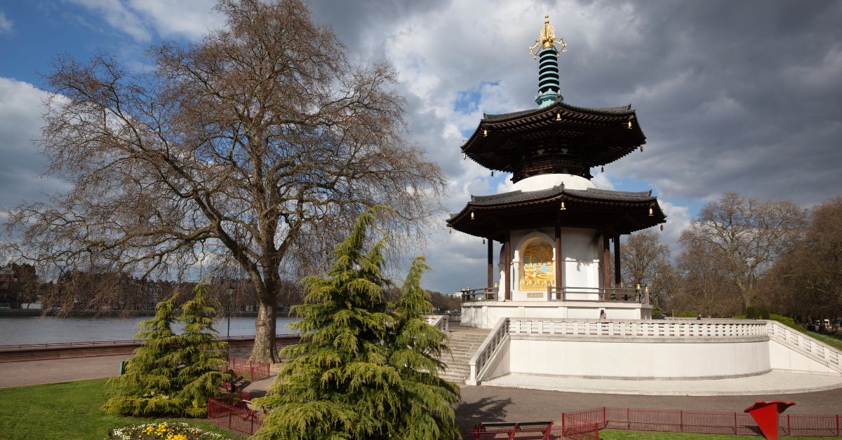 The Peace Pagoda, Battersea Park, Battersea, London
