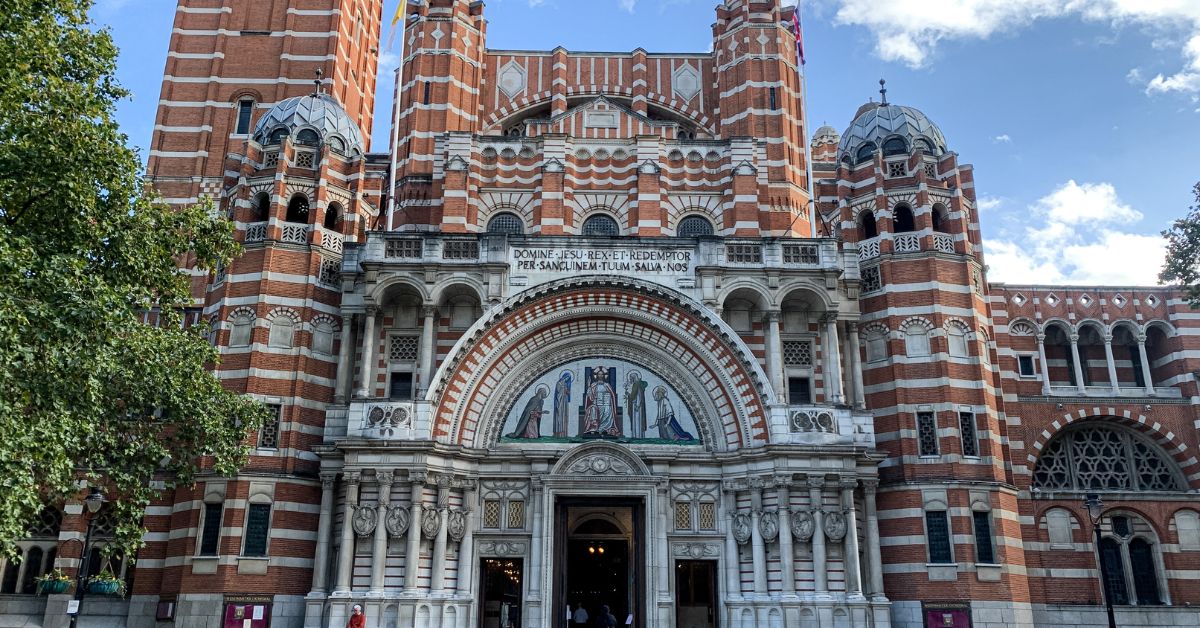 Facade of Westminster Cathedral, London