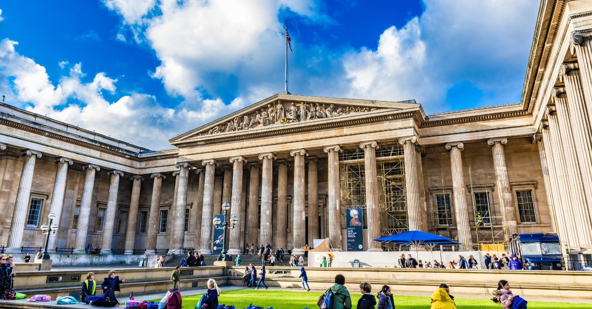 Facade of the British Museum