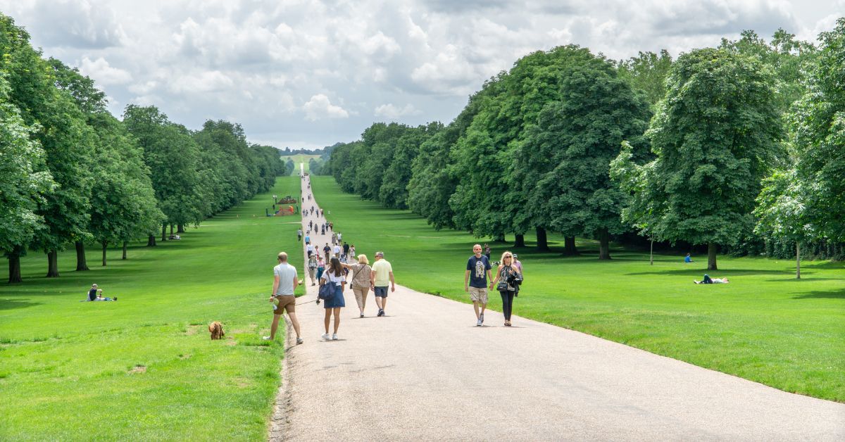 The Long Walk in Windsor, UK
